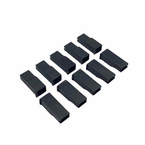 TEKLİ KONNEKTOR KİLİTLEMELİ (FİŞ KILIFI) STANDART 6.3 MM (SİYAH) (10 AD)