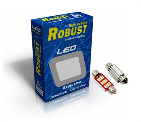 ROBUST 12V SOFİT AMPUL 12 LEDLİ BEYAZ (36 MM) (2 AD)
