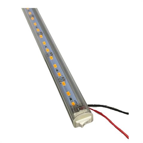 12V FLORESAN TAVAN LAMBASI 36 LEDLİ ANAHTARLI SARI  (50 CM)