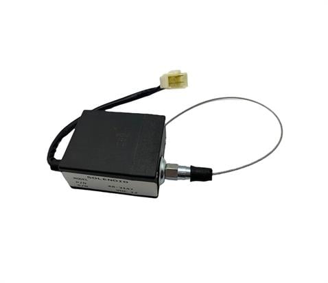 12V STOP SELENOİDİ (HALATLI) (4 FİŞ) JENERATÖR-MARİN