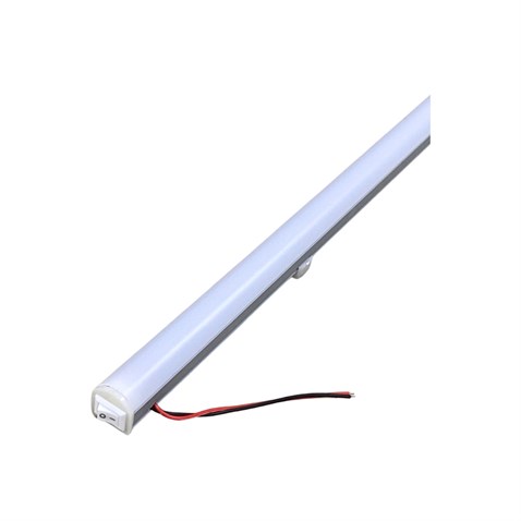 24V FLORESAN TAVAN LAMBASI LEDLİ ANAHTARLI BEYAZ (BUZLU CAM) (94 CM)