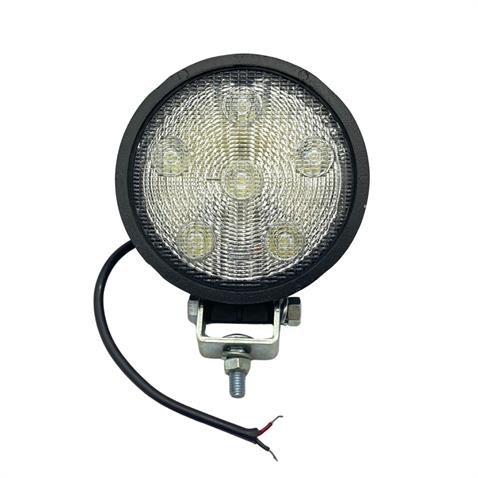 9V-30V ÇALIŞMA LAMBASI YUVARLAK (KALIN TİP METAL) (6 LEDLİ) (121 MM)