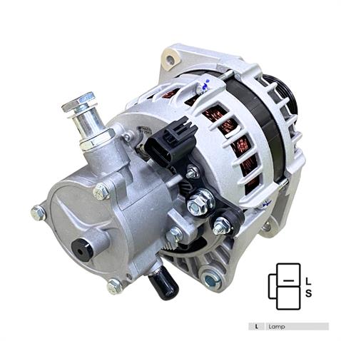 24V ALTERNATÖR DİNAMO 80 A SEG TİPİ (TEK FİŞ) (L) (VAKUMLU) ISUZU NPR 75/NQR 90 EURO 6 4HE1 4HF1