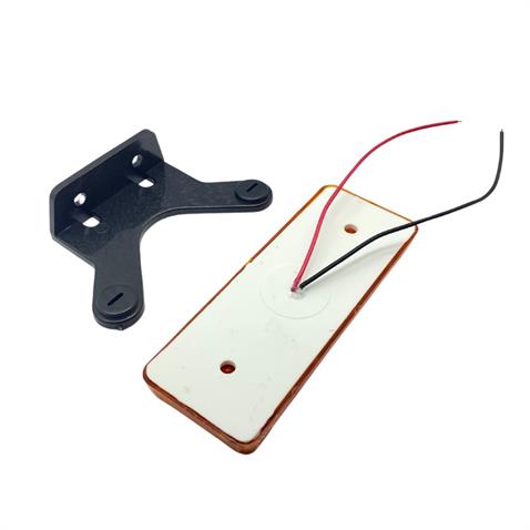 12V-24V YAN SİNYAL LAMBASI DORSE SİDE MARKER SARI (4 LEDLİ) (111*42 MM)