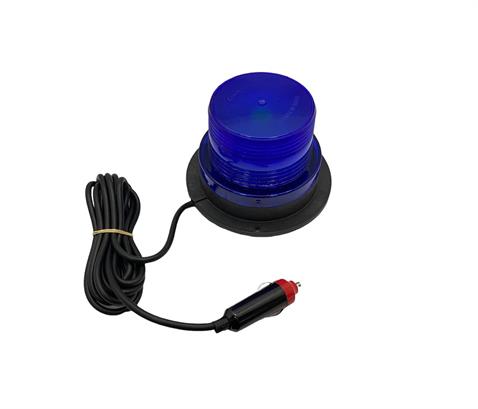 12V-24V ÇAKAR TEPE LAMBA MIKNATISLI ÇAKMAK FİŞLİ 18 LEDLİ FONKSİYONLU MAVİ (130*90 MM)