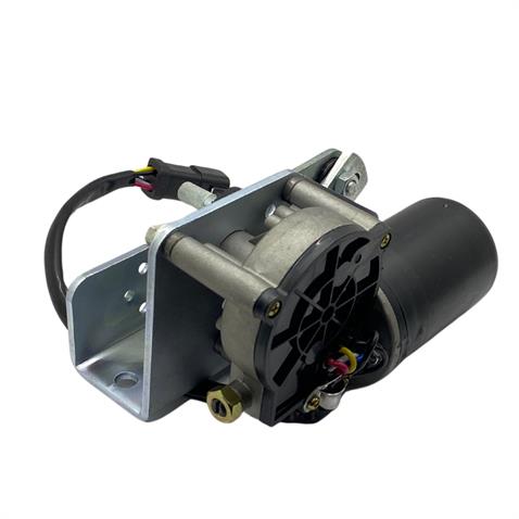 24V SİLECEK MOTORU TEK MİLLİ (5 FİŞ SOKETLİ) (AÇIK) (DÜZ FREZE 11 MM) CATERPILLAR