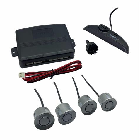 PARK SENSÖRÜ SES İKAZLI+OVAL GÖSTERGELİ (SES AYARLI) (KONUŞAN) (22 MM) FÜME