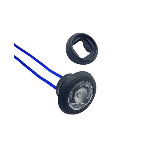FRISTOM 12V-24V GÖZ-AYNA ALTI-GÜNDÜZ SÜRÜŞ LAMBASI LED MAVİ (ÇAP:20 MM) E9