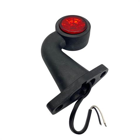 FRISTOM 12V-30V DORSE BOYNUZ LAMBA KISA EĞRİ (LEDLİ) E9