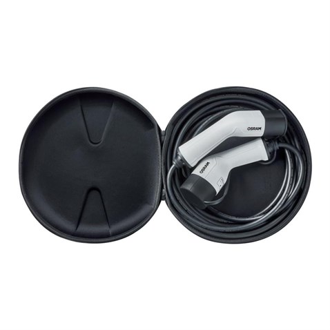 OSRAM 240V AC ELEKTRİKLİ ARAÇ ŞARJ KABLOSU TİP2 (1 FAZLI) (16 A) (3600W=3.6 KW ) (5 MT)