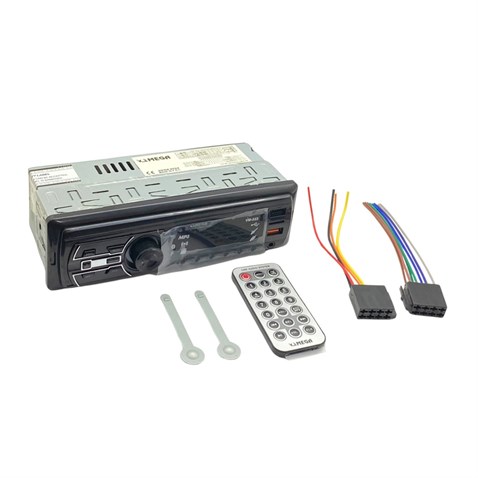 OTO TEYP-RADYO AUX/BLUETOOTH/MP3/SD KART/USB X 2 ŞARJ (UZAKTAN KUMANDALI) (KIRMIZI IŞIKLI)