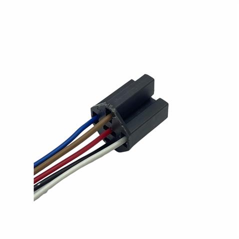 RÖLE SOKETİ (RÖLE YUVASI) 5 UÇLU SİYAH (5 KABLOLU) (HELLA TİPİ)