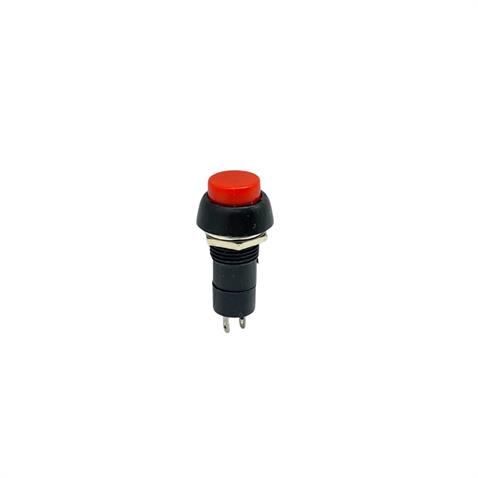 MİNİ BUTON PLS (KALICI) (ON-OFF) (12 MM) KIRMIZI