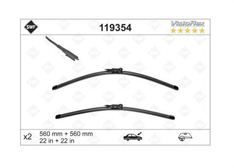 SWF SİLECEK SÜPÜRGESİ 550/550 MM MERCEDES C-SERİSİ/SLK/SLC 