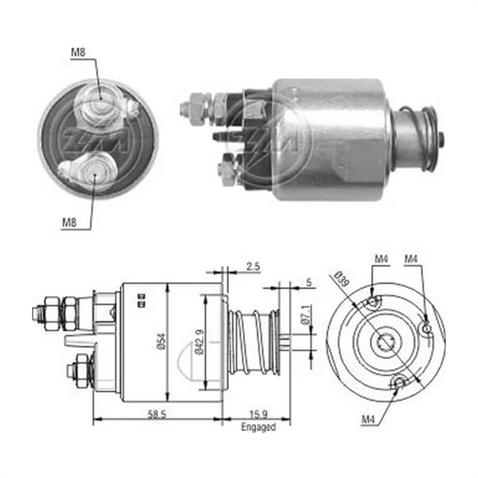 ZM 12V MARŞ OTOMATİĞİ VALEO TİPİ (2/3 DELİK) 1.3 MULTIJET/1.3 CDTI