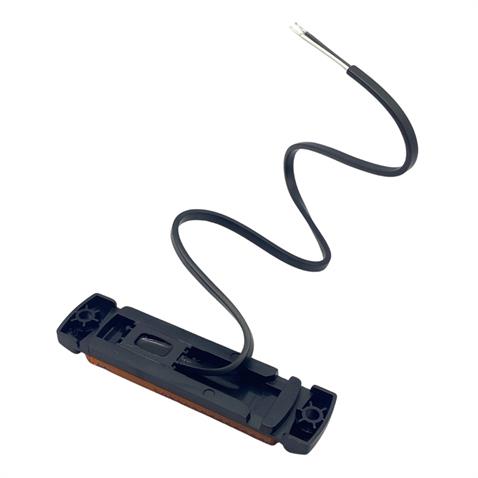 FRISTOM 12V-24V YAN İKAZ LAMBASI (SİDE MARKER) LEDLİ SARI KRONE TİP DORSE (130*32 MM) E9