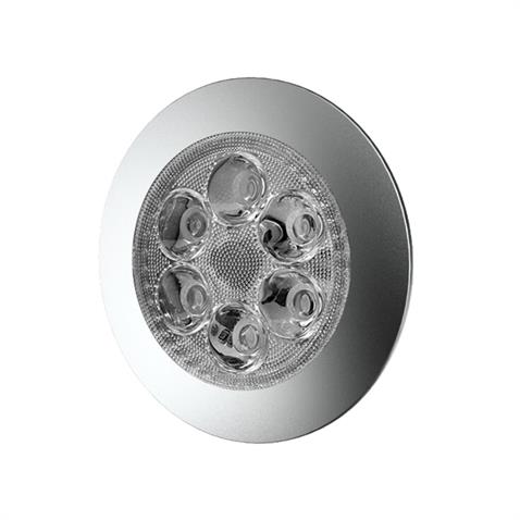 SANEL 12V-24V SPOT TAVAN LAMBA 6 LEDLİ 6500K BEYAZ (SU GEÇİRMEZ) (90 MM) (BUTONLU)