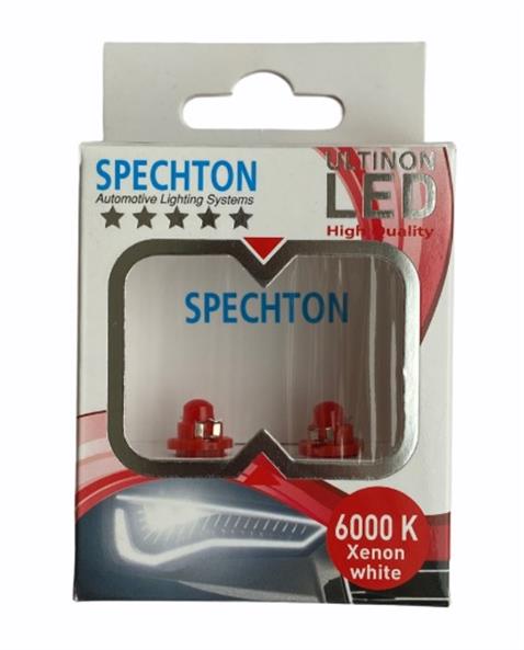SPECHTON 12V DUYLU GÖSTERGE AMPULÜ DİPSİZ KIRMIZI LED 0.24W (8 MM)