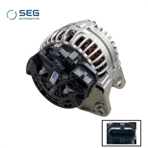 SEG 24V ALTERNATÖR DİNAMO 120 A (SOKETLİ 5 FİŞ) (W-L-15-S-DFM) IVECO EURO CARGO-TEMSA