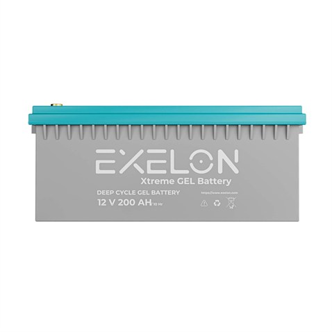 EXELON 12V 200 AH JEL AKÜ 10 HR (500*235*215 MM) (? KG)