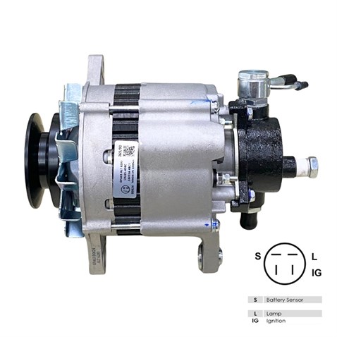 24V ALTERNATÖR DİNAMO HITACHI TİPİ 35 A (3 FİŞ) (S-L-IG) ISUZU NPR