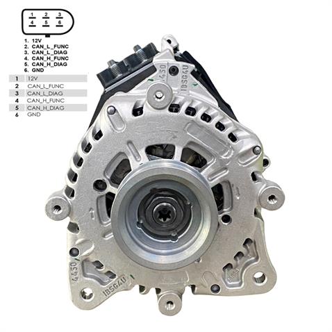 VALEO 48V ALTERNATÖR DİNAMO 250 A AUDI A3/Q3-CUPRA-SEAT LEON-SKODA OCTAVIA IV-VW GOLF VIII 2019 >