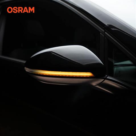 OSRAM AYNA SİNYAL LAMBASI (KAYAR LEDLİ) (SİYAH) VW GOLF VII/GOLF 7.5/TOURAN II (2 AD)