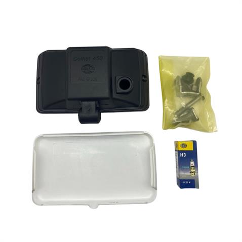 HELLA 12V SİS LAMBASI COMET 450 DİKDÖRTGEN (DELİCİ-SÜRÜCÜ) (AZ ÇİZGİLİ) (BEYAZ) (161*90 MM)