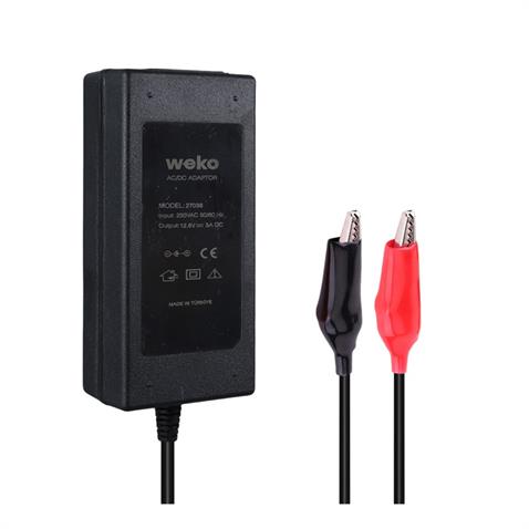 12V ŞARJ REDRESÖRÜ (AKÜ ŞARJ CİHAZI) (ADAPTÖRÜ) (OTOMATİK IŞIKLI 3 A)