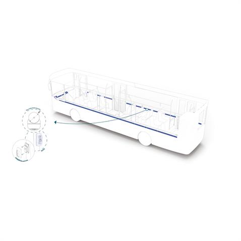 SANEL 12V-24V TELEFON ŞARJ CİHAZI (USB+TYPE-C) (2.1A X 2) (MAVİ LED IŞIK)