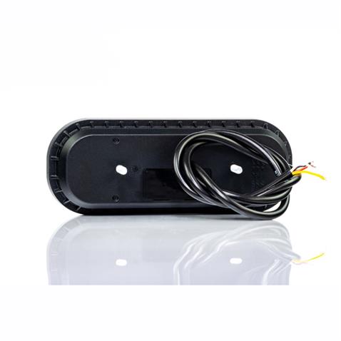 FRISTOM 12V-36V STOP LAMBASI LEDLİ (KAYAR SİNYALLİ) (PARK-FREN-SİNYAL) (195*75 MM) E9