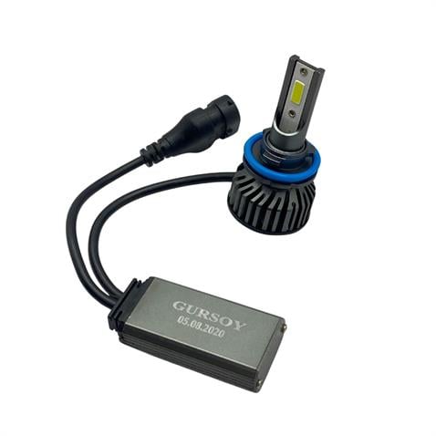 12V H11 DOB LED XENON FAR AMPULÜ 6500K 8000 LÜMEN (1 AD)