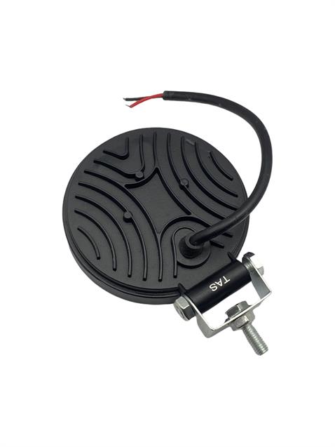 10V-80V ÇALIŞMA LAMBASI YUAVARLAK (ÇAKARLI) (9 LEDLİ) (SARI-BEYAZ) (115 MM)