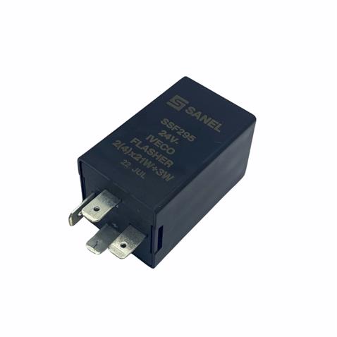 SANEL 24V ELEKTRONİK FLAŞÖR 4 UÇLU (+ - L P) (İKAZSIZ) IVECO-VOLVO