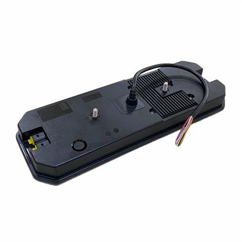 WOLFRAM 12V-24V STOP LAMBASI (NEON LEDLİ-KAYAR SİNYALLİ) (6 FONKSİYONLU) (400*145*45 MM) E9 SOL