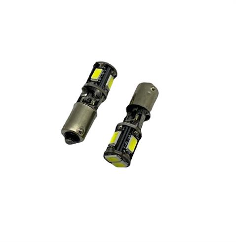 12V 53 AMPUL 6 LEDLİ BEYAZ (BA9S) (2 AD)