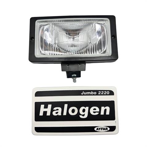 AYFAR SİS LAMBASI DİKDÖRTGEN BÜYÜK BEYAZ PLS (KAPAKLI) (DESENLİ CAM) (242*133*89 MM)