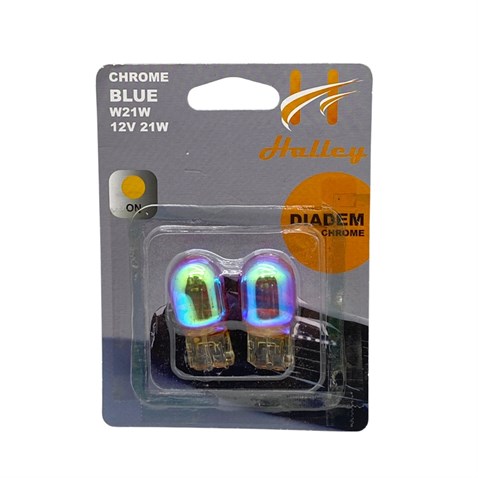 HALLEY 12V 93 AMPUL 21W BLUE DİADEM YAKIN TIRNAK (2 AD) ITALY