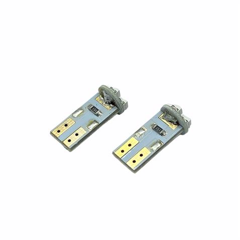 12V DİPSİZ AMPUL T10 (4 LEDLİ) SARI SMD (2 AD)