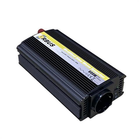 ORBUS 24V DC > 230V AC İNVERTER 600W (MODİFİYE) (ÇAKMAK FİŞLİ-MAŞALI)