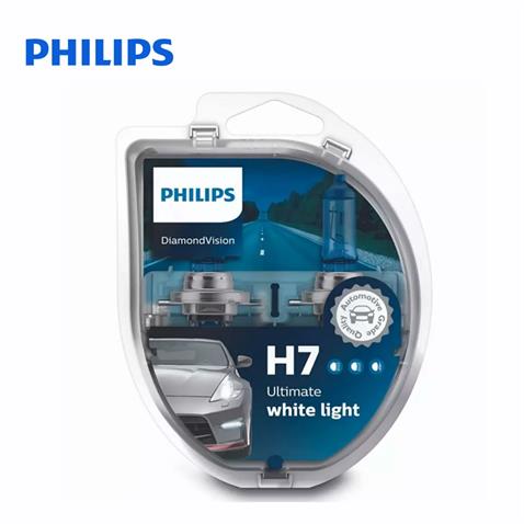 PHILIPS 12V H7 AMPUL 55W BEYAZ IŞIK DIAMOND VISION 5000K (2 AD)