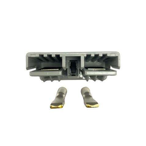 600V ELEKTRİKLİ FORKLİFT AKÜ SOKETİ 320 A 70 MM (GRİ) (ÇAP:85 BOY:125 MM)