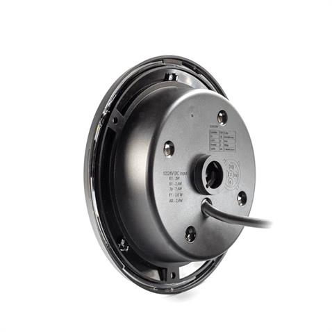 FRISTOM 12V-36V STOP LAMBASI YUVARLAK (NEON LEDLİ) (3 FONKSİYONLU) (KIRMIZI-SARI) (155 MM) E9