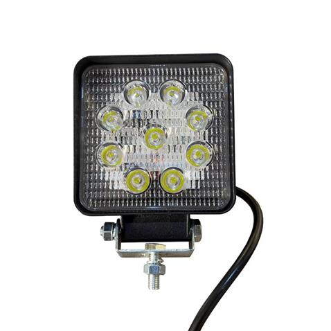 DEMMON 10V-30V ÇALIŞMA LAMBASI KARE (9 X 3W POWER LEDLİ) (108*108 MM) E9