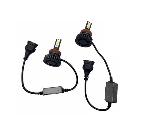 9V-32V H11 DOB LED XENON FAR AMPUL SETİ CANBUS 6500K 8000 LÜMEN