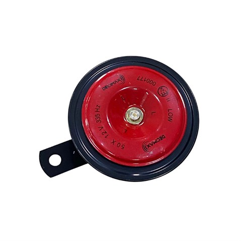 12V DİDİT KORNA 335 HZ KALIN SES KIRMIZI (91 MM) 