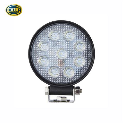 HELLA 12V-24V ÇALIŞMA LAMBASI (9 X 15W POWER LEDLİ) YUVARLAK (133*107*42 MM)
