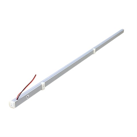 24V FLORESAN TAVAN LAMBASI LEDLİ ANAHTARLI BEYAZ (BUZLU CAM) (94 CM)