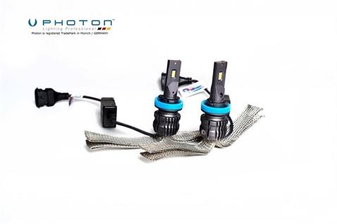 PHOTON 12V H11 CSP LED XENON FAR AMPUL SETİ 6000K 9500 LÜMEN FANSIZ CANBUS