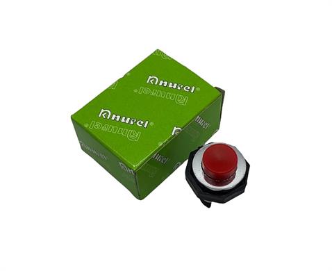 BUTON METAL (VİDALI) (22 MM) KIRMIZI